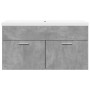 Mueble de baño con lavabo integrado gris hormigón von , Badezimmermöbel - Ref: Foro24-3324860, Preis: 235,77 €, Rabatt: %