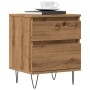 Mesitas de noche 2 uds madera roble artisian 40x35x50 cm by , Nightstands - Ref: Foro24-857419, Price: 96,91 €, Discount: %