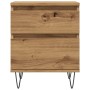 Mesitas de noche 2 uds madera roble artisian 40x35x50 cm by , Nightstands - Ref: Foro24-857419, Price: 96,91 €, Discount: %