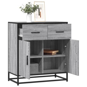 Aparador madera ingeniería y metal gris Sonoma 68x35x76 cm von , Sideboards - Ref: Foro24-848982, Preis: 96,35 €, Rabatt: %