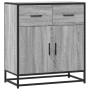 Aparador madera ingeniería y metal gris Sonoma 68x35x76 cm by , Sideboards - Ref: Foro24-848982, Price: 96,35 €, Discount: %