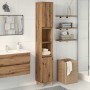 Armario de baño madera contrachapada roble artisan 30x30x190 cm von , Badezimmerwaschtische - Ref: Foro24-857103, Preis: 87,0...