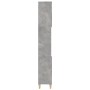 Armario de baño madera contrachapada gris hormigón 30x30x190 cm de , Tocadores de baño - Ref: Foro24-857101, Precio: 73,58 €,...