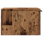 Mesita de noche de pared madera envejecida 34x30x20 cm de , Mesitas de noche - Ref: Foro24-856979, Precio: 37,46 €, Descuento: %