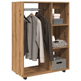 Armario madera de ingeniería roble artisan 80x40x110 cm de , Armarios roperos - Ref: Foro24-856669, Precio: 89,50 €, Descuent...