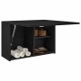 Mueble de pared de baño madera ingeniería negro 60x25x40 cm de , Tocadores de baño - Ref: Foro24-860068, Precio: 52,70 €, Des...