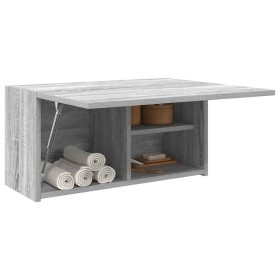 Armario de pared baño madera ingeniería gris Sonoma 60x25x30 cm by , bathroom vanities - Ref: Foro24-860063, Price: 46,15 €, ...