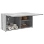 Armario de pared baño madera ingeniería gris Sonoma 60x25x30 cm de , Tocadores de baño - Ref: Foro24-860063, Precio: 46,15 €,...