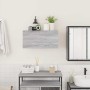 Armario de pared baño madera ingeniería gris Sonoma 60x25x30 cm de , Tocadores de baño - Ref: Foro24-860063, Precio: 46,15 €,...