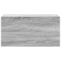 Armario de pared baño madera ingeniería gris Sonoma 60x25x30 cm de , Tocadores de baño - Ref: Foro24-860063, Precio: 46,15 €,...