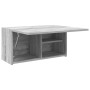 Armario de pared baño madera ingeniería gris Sonoma 60x25x30 cm de , Tocadores de baño - Ref: Foro24-860063, Precio: 46,15 €,...