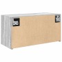 Armario de pared baño madera ingeniería gris Sonoma 60x25x30 cm de , Tocadores de baño - Ref: Foro24-860063, Precio: 46,15 €,...