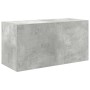 Mueble de pared baño madera ingeniería gris hormigón 60x25x30cm de , Tocadores de baño - Ref: Foro24-860061, Precio: 45,00 €,...