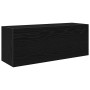 Mueble de pared de baño madera ingeniería negro 80x25x30 cm de , Tocadores de baño - Ref: Foro24-860077, Precio: 54,90 €, Des...