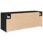 Mueble de pared de baño madera ingeniería negro 80x25x30 cm de , Tocadores de baño - Ref: Foro24-860077, Precio: 54,90 €, Des...