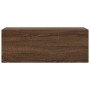 Mueble de pared baño madera ingeniería roble marrón 80x25x30cm de , Tocadores de baño - Ref: Foro24-860082, Precio: 53,51 €, ...