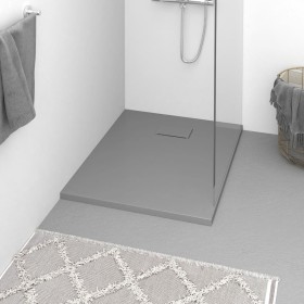 SMC gray shower tray 90x70 cm by vidaXL, Shower trays - Ref: Foro24-148931, Price: 147,38 €, Discount: %