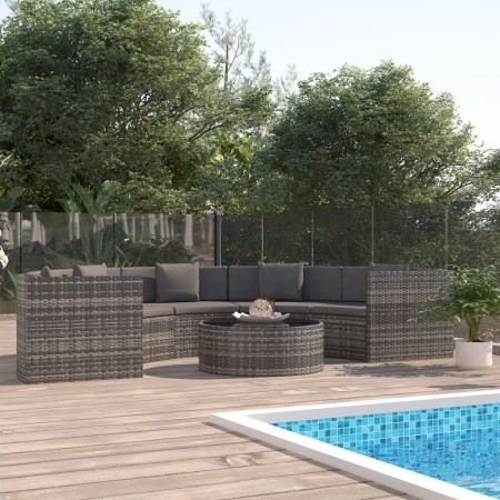 6-piece garden furniture set and gray synthetic rattan cushions by vidaXL, Garden sets - Ref: Foro24-313133, Price: 533,99 €,...