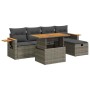 Set de muebles de jardín 6 pzas y cojines ratán sintético gris von , Gartensets - Ref: Foro24-3328131, Preis: 448,10 €, Rabat...