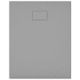 SMC gray shower tray 100x80 cm by vidaXL, Shower trays - Ref: Foro24-148935, Price: 170,53 €, Discount: %