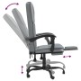 Silla de oficina reclinable tela gris claro | Foro24|Onlineshop| Casa, Jardín y Más Foro24.es