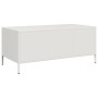 Mesa de centro acero laminado en frío blanco 101,5x50x43,5 cm | Foro24|Onlineshop| Casa, Jardín y Más Foro24.es