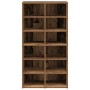 Mueble zapatero madera contrachapada madera vieja 54x34x100cm von , Schuhregale und Schuhorganisatoren - Ref: Foro24-855836, ...