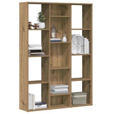 Divisor espacio/estantería aglomerado roble artesanal by , Room dividers - Ref: Foro24-855843, Price: 100,04 €, Discount: %