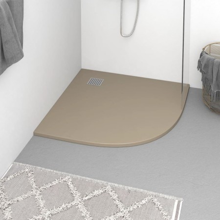 Brown SMC shower tray 90x90 cm by vidaXL, Shower trays - Ref: Foro24-148929, Price: 107,93 €, Discount: %