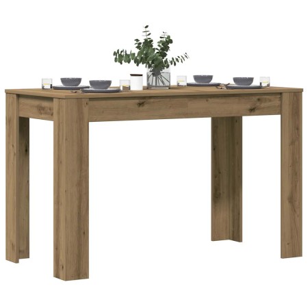 Mesa de Comedor Roble Artesano 120x60x76cm madera reconstituida de , Mesas de cocina y de comedor - Ref: Foro24-855841, Preci...