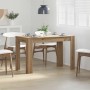 Mesa de Comedor Roble Artesano 120x60x76cm madera reconstituida by , Kitchen and dining tables - Ref: Foro24-855841, Price: 8...