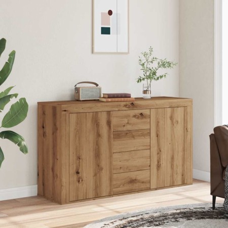 Aparador de madera de ingeniería roble artisan 120x36x69 cm von , Sideboards - Ref: Foro24-856009, Preis: 157,72 €, Rabatt: %