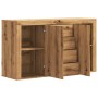 Aparador de madera de ingeniería roble artisan 120x36x69 cm von , Sideboards - Ref: Foro24-856009, Preis: 157,72 €, Rabatt: %