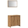 Juego de muebles baño 2 piezas madera ingeniería roble artisan by , Bathroom furniture - Ref: Foro24-856068, Price: 71,40 €, ...