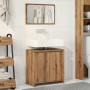 Juego de muebles baño 2 piezas madera ingeniería roble artisan by , Bathroom furniture - Ref: Foro24-856068, Price: 71,40 €, ...