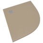 Brown SMC shower tray 90x90 cm by vidaXL, Shower trays - Ref: Foro24-148929, Price: 107,93 €, Discount: %