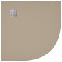 Brown SMC shower tray 90x90 cm by vidaXL, Shower trays - Ref: Foro24-148929, Price: 107,93 €, Discount: %