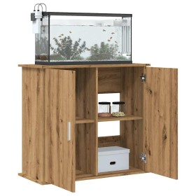 Soporte para acuario madera ingeniería roble artisan 81x36x73cm de , Soportes para acuarios - Ref: Foro24-857285, Precio: 95,...