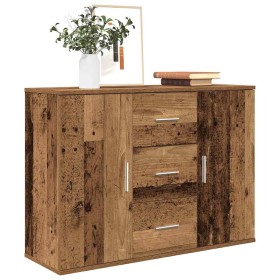 Aparador de madera de ingeniería envejecida 90x29,5x65 cm von , Sideboards - Ref: Foro24-855978, Preis: 101,36 €, Rabatt: %