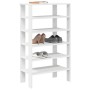 Mueble zapatero madera contrachapada blanco 61x32x105 cm von , Schuhregale und Schuhorganisatoren - Ref: Foro24-859860, Preis...