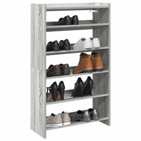 Mueble zapatero madera contrachapada gris sonoma