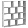 Estante cubo de pared 12 compartimentos madera gris sonoma von , Regale und Regale - Ref: Foro24-860009, Preis: 70,76 €, Raba...