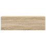 Mueble de pared baño madera ingeniería roble sonoma 100x25x30cm de , Tocadores de baño - Ref: Foro24-860096, Precio: 58,20 €,...