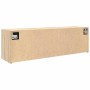 Mueble de pared baño madera ingeniería roble sonoma 100x25x30cm de , Tocadores de baño - Ref: Foro24-860096, Precio: 58,20 €,...