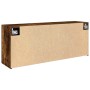 Mueble pared baño madera ingeniería roble ahumado 100x25x40 cm de , Tocadores de baño - Ref: Foro24-860107, Precio: 69,66 €, ...