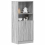 Mueble de cocina madera ingeniería gris sonoma 57x41,5x131,5 cm von , Küchenschränke - Ref: Foro24-860126, Preis: 101,40 €, R...