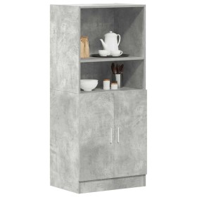 Mueble cocina madera ingeniería gris hormigón 57x41,5x131,5 cm von , Küchenschränke - Ref: Foro24-860124, Preis: 98,59 €, Rab...