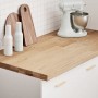 Encimera de cocina rectangular madera maciza roble | Foro24|Onlineshop| Casa, Jardín y Más Foro24.es