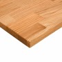 Tablero escritorio rectangular madera maciza roble marrón claro | Foro24|Onlineshop| Casa, Jardín y Más Foro24.es