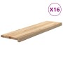 Peldaños escalera 16 uds sin tratar 100x30x2 cm by , Stair mats - Ref: Foro24-3282938, Price: 590,90 €, Discount: %